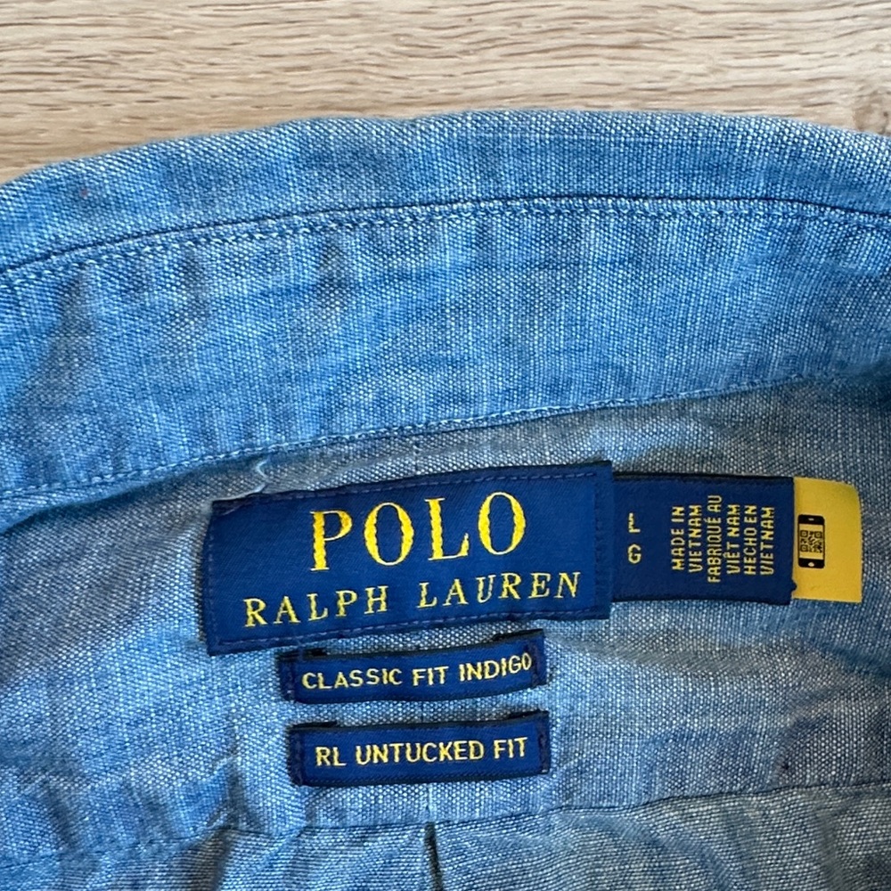 Ralph Lauren Light Blue Casual Shirt - Picture 5 of 10